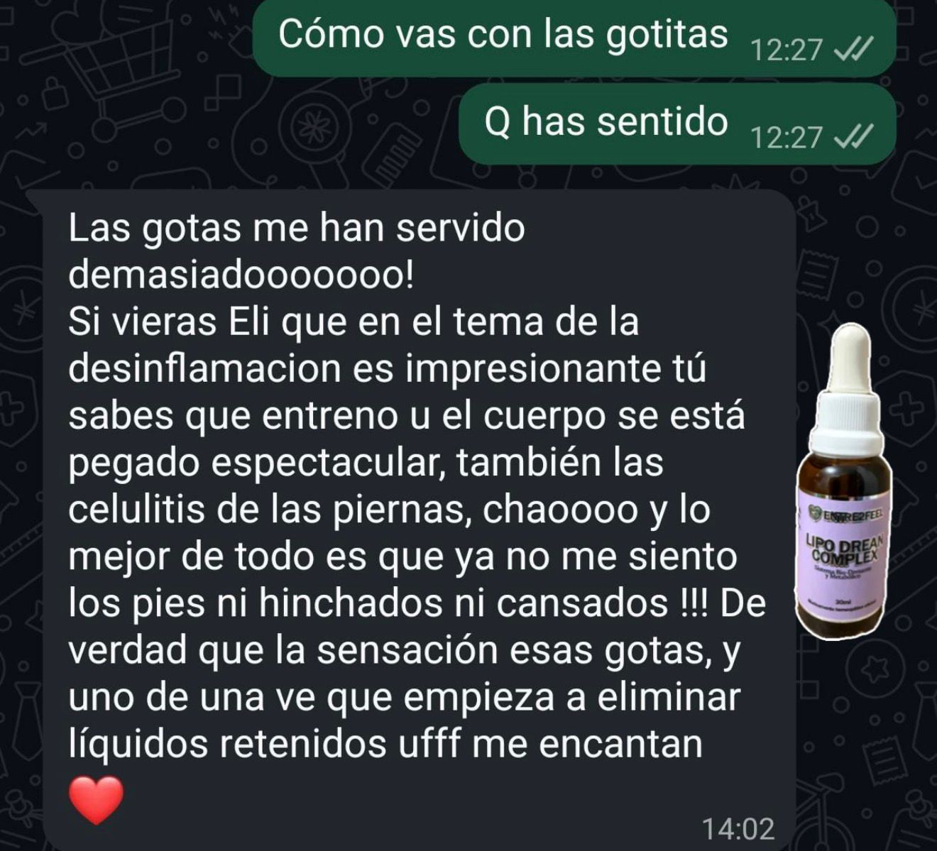 Testimonio Kit y Gotas